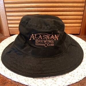EUC Alaskan Brewing Co. Hunter Green Bucket Hat...Made In USA